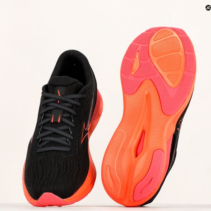 Ανδρικά αθλητικά παπούτσια τρεξίματος Mizuno Wave Revolt 3 black/nasturtium/cayenne 9