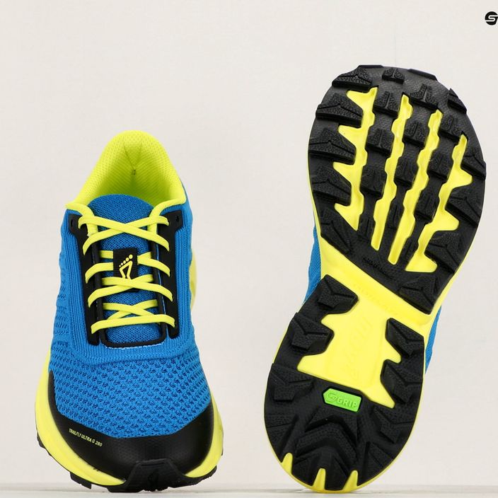 Ανδρικά παπούτσια τρεξίματος Inov-8 Trailfly Ultra G 280 μπλε/κίτρινο 9