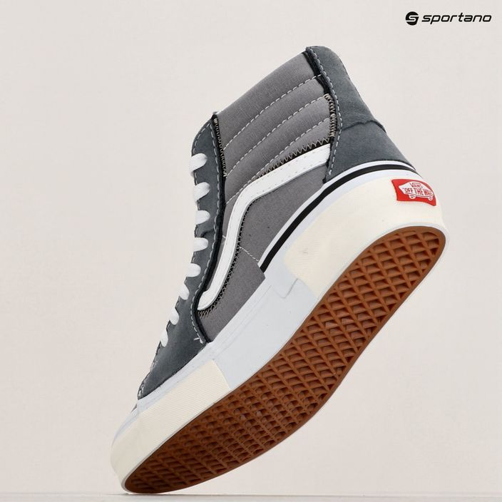 Vans SK8-Hi Reconstruct γκρι παπούτσια 10