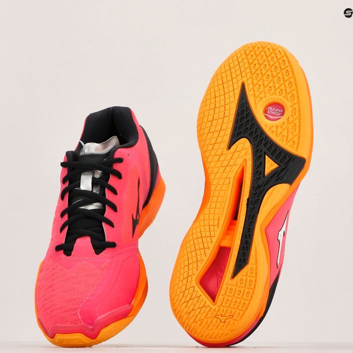 Ανδρικά παπούτσια χάντμπολ Mizuno Wave Stealth Neo radiant red/white/carrot curl 9