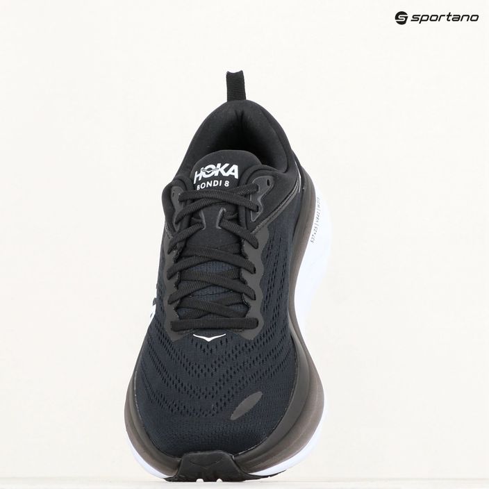 Ανδρικά παπούτσια τρεξίματος HOKA Bondi 8 Wide μαύρο/λευκό 9
