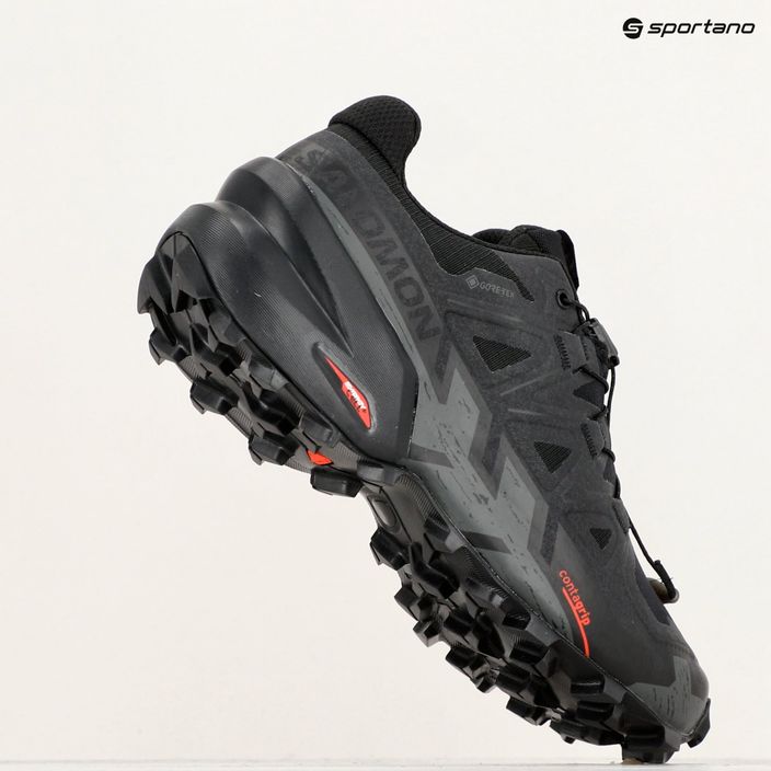 Γυναικεία παπούτσια για τρέξιμο Salomon Speedcross 6 GTX μαύρο/μαύρο/phan 12
