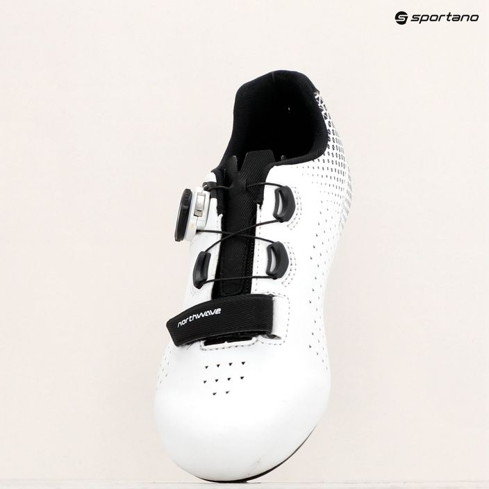 Northwave Core Plus 2 ανδρικά παπούτσια δρόμου λευκό/μαύρο 13