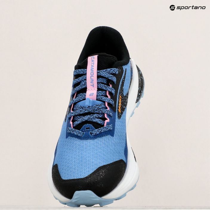 Brooks Catamount 2 γυναικεία παπούτσια για τρέξιμο μπλε/μαύρο/κίτρινο 9