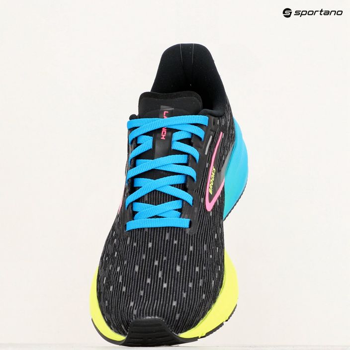 Brooks Launch 10 γυναικεία παπούτσια τρεξίματος μαύρο/νύχτα/μπλε 11