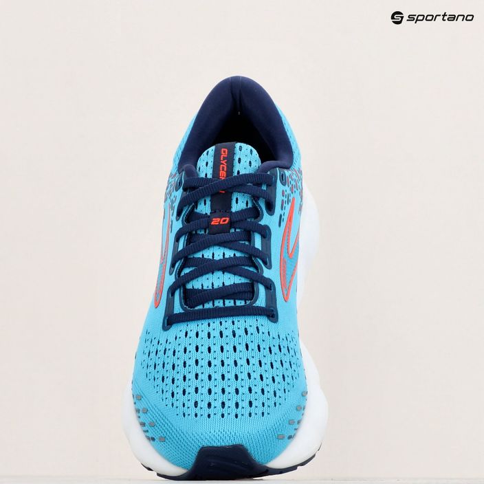 Ανδρικά παπούτσια τρεξίματος Brooks Glycerin 20 μπλε/μαύρο/κίτρινο 9