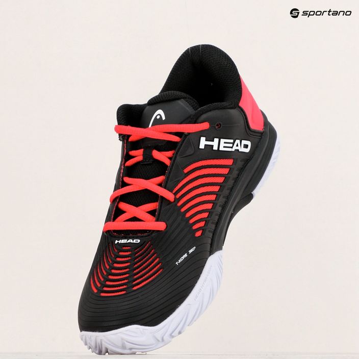 HEAD παιδικά παπούτσια τένις Revolt Pro 4.5 μαύρο/κόκκινο 9