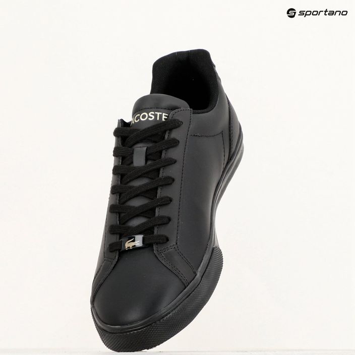 Lacoste ανδρικά παπούτσια 45CMA0052 μαύρο/μαύρο 15
