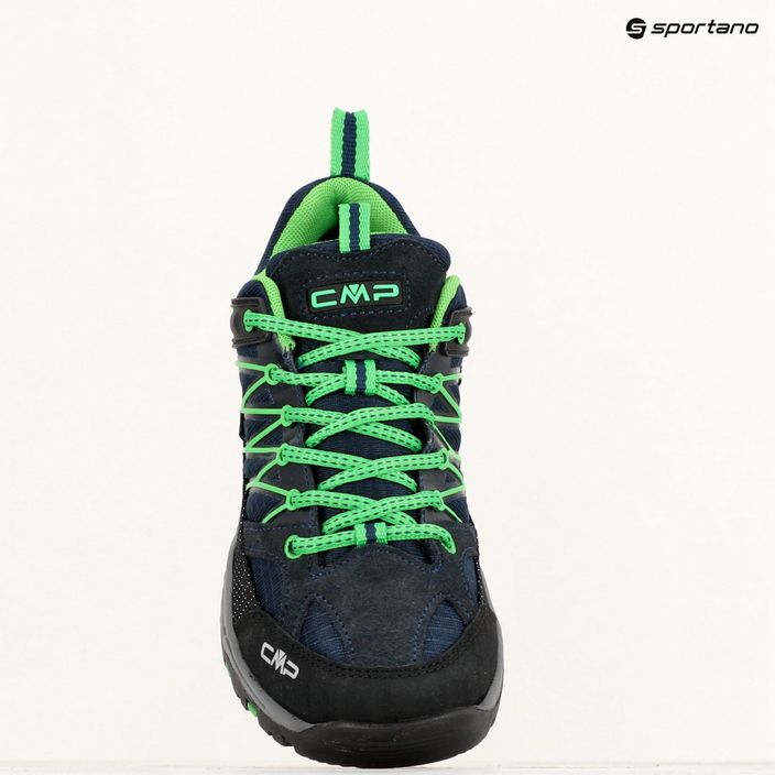CMP παιδικές μπότες πεζοπορίας Rigel Low Wp μπλε/gecko 9