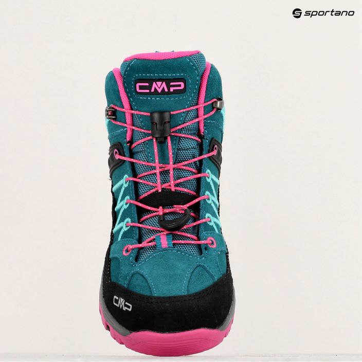 CMP Rigel Mid lake/pink fluo παιδικές μπότες πεζοπορίας 9