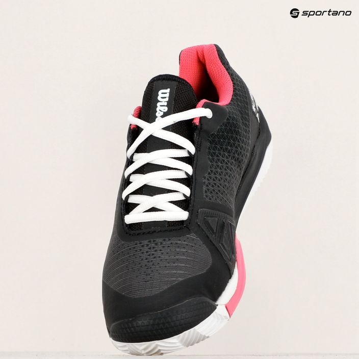 Γυναικεία παπούτσια τένις Wilson Rush Pro 4.0 Clay μαύρο/καυτό ροζ/λευκό 16