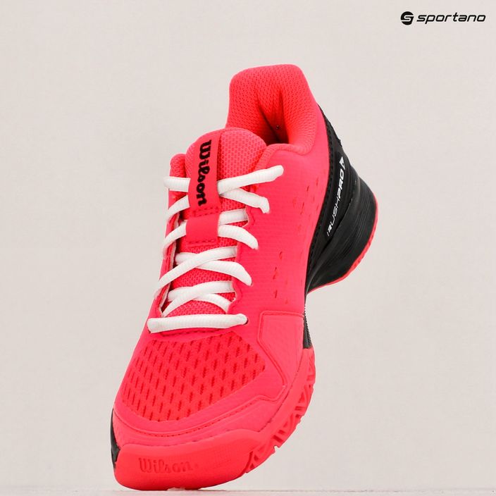 Παιδικά παπούτσια τένις Wilson Rush Pro L Jr diva ροζ/μαύρο/λευκό 9