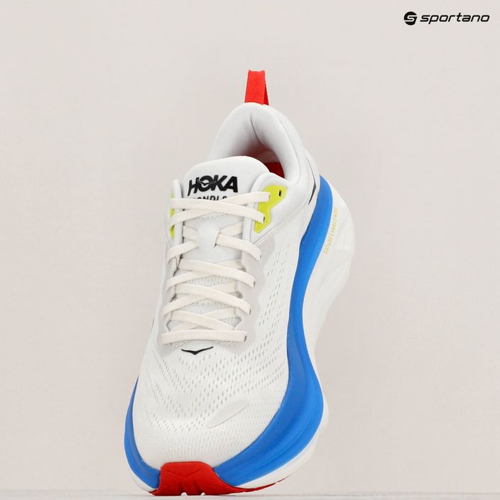 HOKA Bondi 8 ανδρικά παπούτσια για τρέξιμο blanc de blanc/virtual blue 11