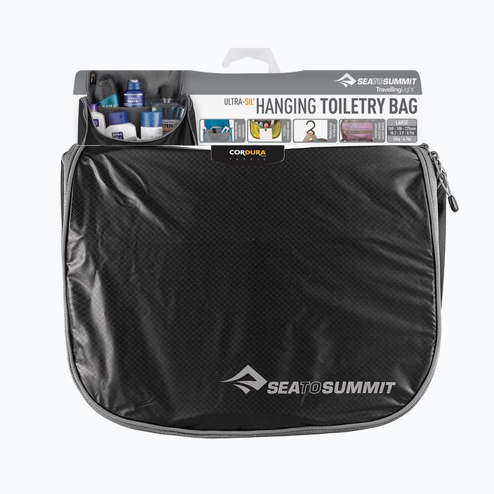 Sea to Summit κρεμαστή τσάντα πεζοπορίας για είδη υγιεινής μαύρο ATLHTBSBK 4
