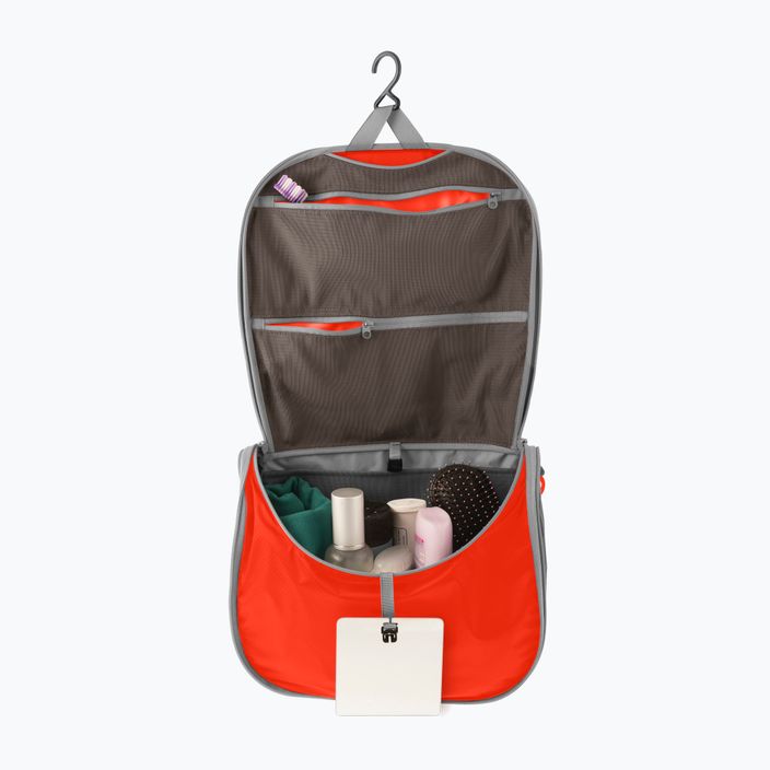 Sea to Summit Ultra-Sil κρεμαστή τσάντα τουαλέτας πικάντικο πορτοκαλί 2