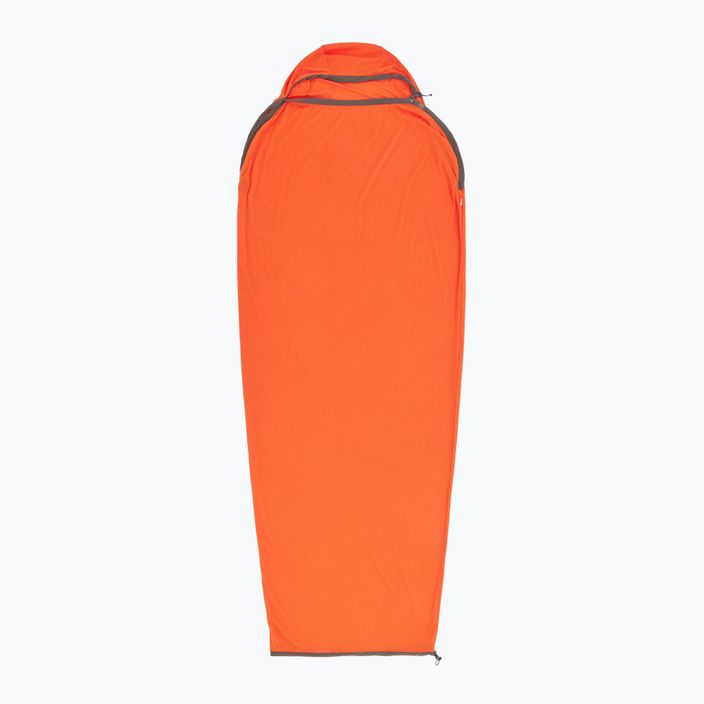 Sea to Summit Reactor Extreme Sleeping Bag Liner Mummy CT spicy orange/beluga