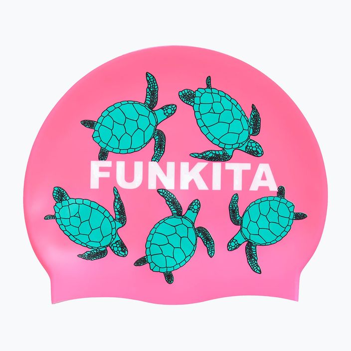 Funkita Καπέλο κολύμβησης σιλικόνης ροζ FS997156500 2