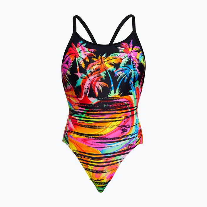 Γυναικείο ολόσωμο μαγιό Funkita Diamond Back One Piece sunset city 4