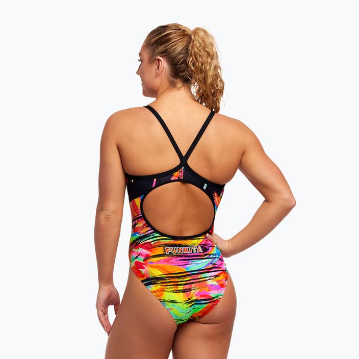 Γυναικείο ολόσωμο μαγιό Funkita Diamond Back One Piece sunset city 8