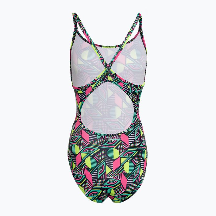 Γυναικείο ολόσωμο μαγιό Funkita Diamond Back One Piece dot matrix 2