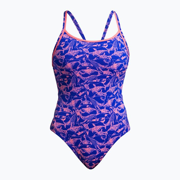 Γυναικείο Funkita Diamond Back Ολόσωμο ολόσωμο μαγιό μινκι ροζ