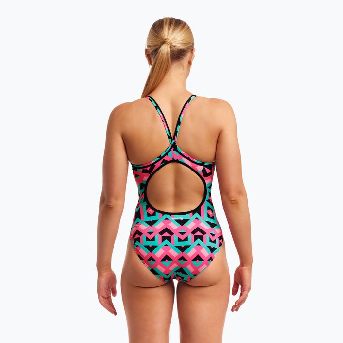 Γυναικείο ολόσωμο μαγιό Funkita Diamond Back One Piece τετράγωνο παλιό 4