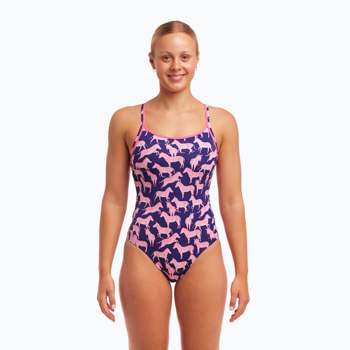 Γυναικείο ολόσωμο μαγιό Funkita Diamond Back One Piece γλυκές ρίγες 5