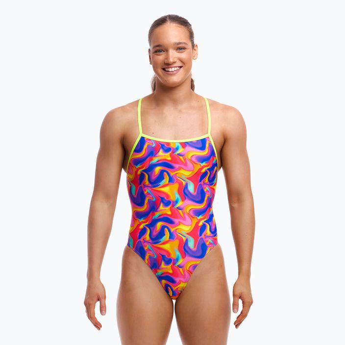 Funkita Strapped In One Piece γυναικείο ολόσωμο μαγιό καλοκαιρινό στροβίλισμα 2