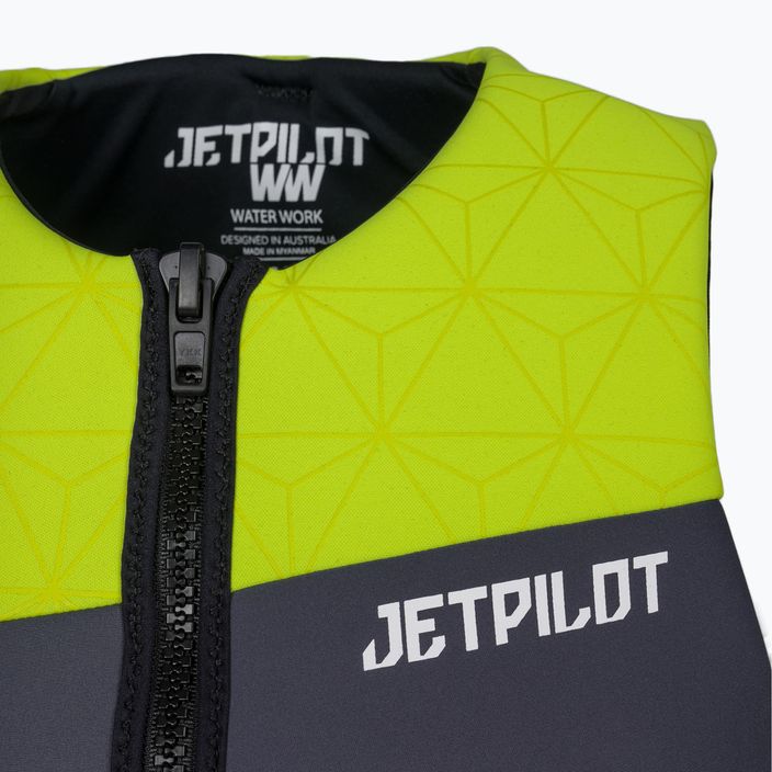 Ανδρικό γιλέκο Jetpilot Cause Neo belay waistcoat μαύρο και κίτρινο 2205603 4
