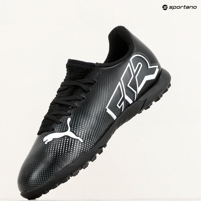 PUMA Future 7 Play TT παιδικά ποδοσφαιρικά παπούτσια puma μαύρο/puma λευκό 9
