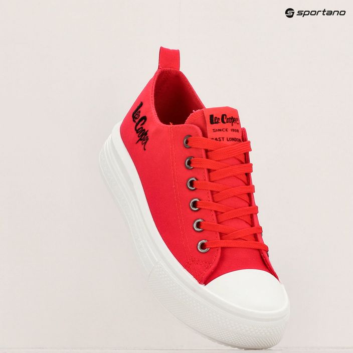 Lee Cooper γυναικεία παπούτσια LCW-24-44-2463 κόκκινο 11