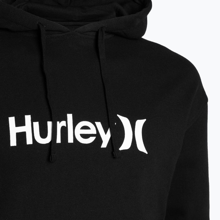 Hurley ανδρικό φούτερ O&O Solid Core μαύρο 3