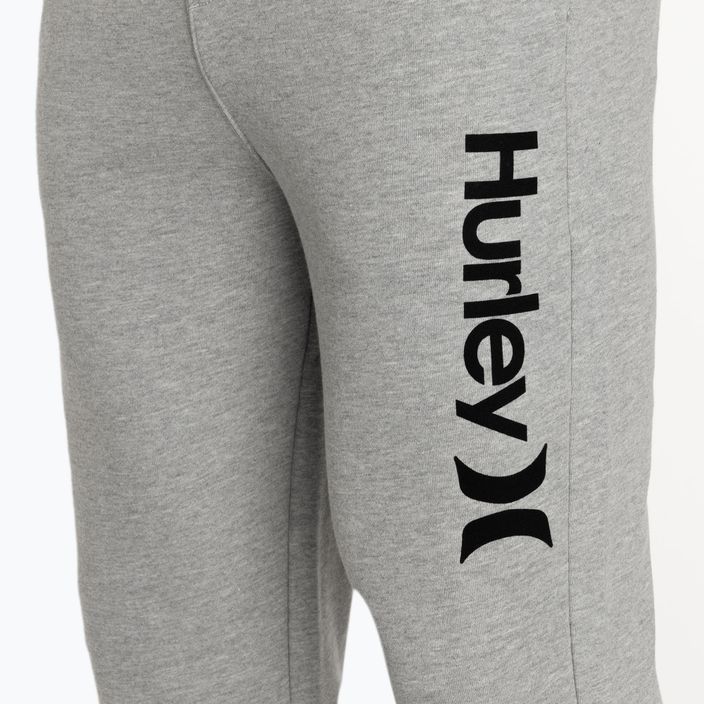 Hurley ανδρικό παντελόνι O&O Track dark heather grey 3
