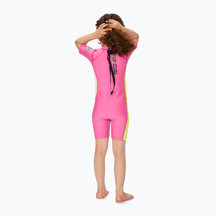 Rip Curl Groms Omega B/Zip Spring 20 Παιδικό κολυμβητικό αφρώδες ροζ 115BSP 2
