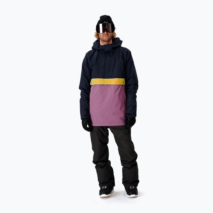Ανδρικό μπουφάν snowboard Rip Curl Primative σε μπλε και μοβ χρώμα 000MOU 49 5
