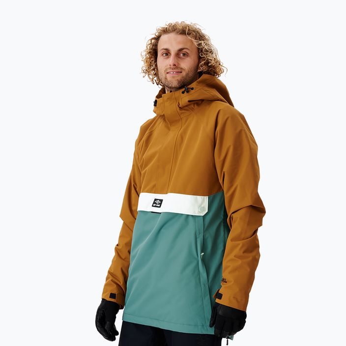 Ανδρικό μπουφάν snowboard Rip Curl Primative καφέ/πράσινο 000MOU 146 2