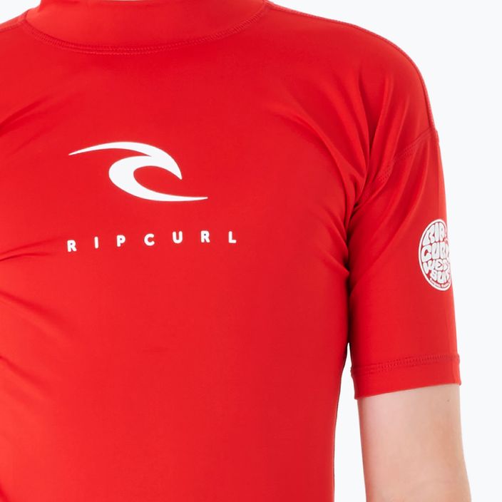Rip Curl Corps Rash Vest παιδική μπλούζα κολύμβησης 40 κόκκινο 11NBRV 3