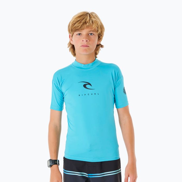 Rip Curl Corps Rash Vest 70 παιδικό μπλουζάκι για κολύμπι μπλε 11NBRV