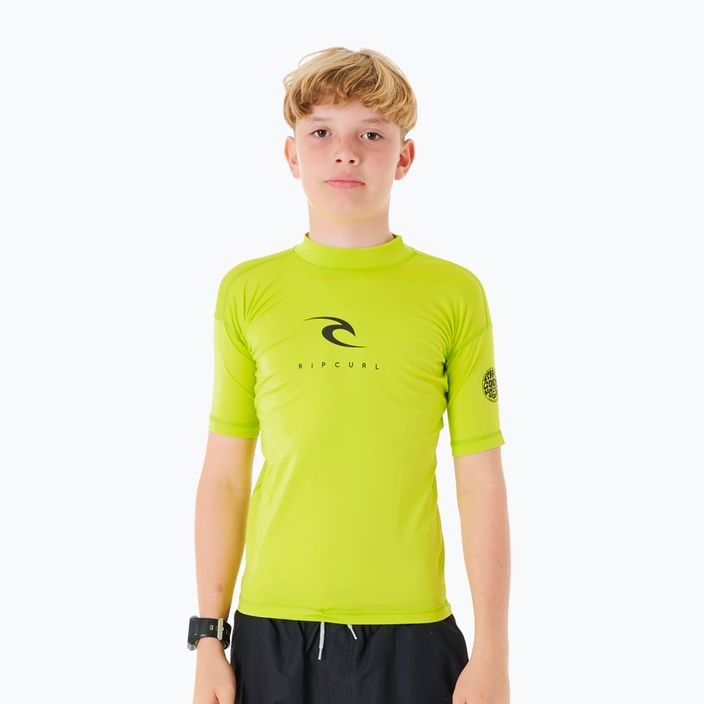 Rip Curl Corps Rash Vest παιδική μπλούζα κολύμβησης 4078 πράσινο 11NBRV