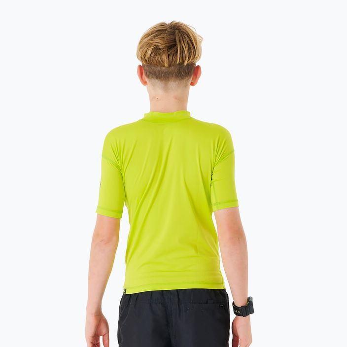 Rip Curl Corps Rash Vest παιδική μπλούζα κολύμβησης 4078 πράσινο 11NBRV 2