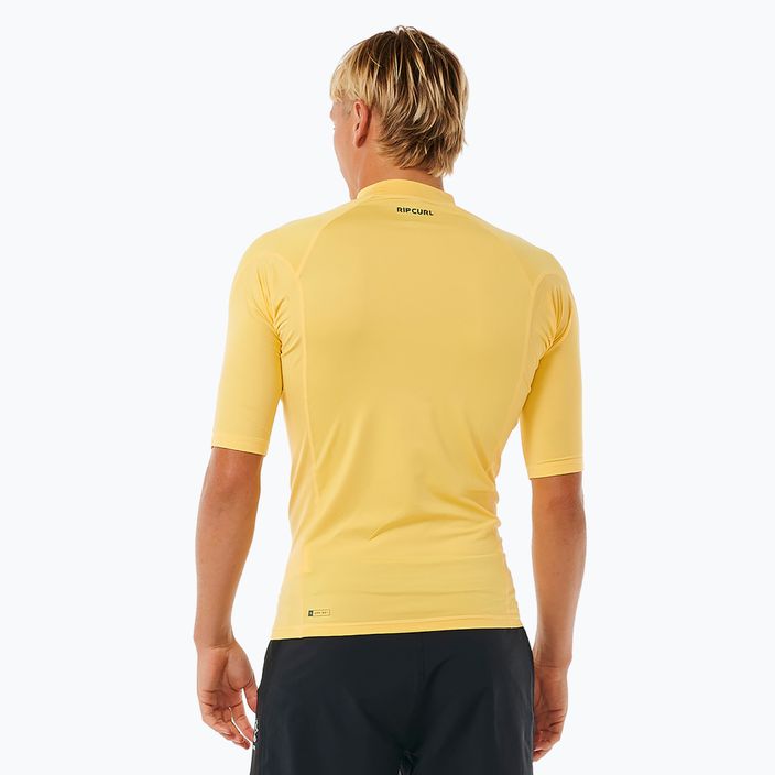 Ανδρικό Rip Curl Waves Upf Perf S/S μπλουζάκι κίτρινο 4