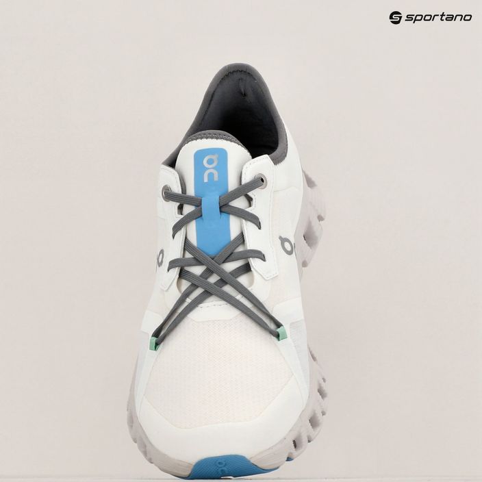Ανδρικά On Running Cloud X 3 AD undyed λευκό/φλόγα παπούτσια για τρέξιμο 15