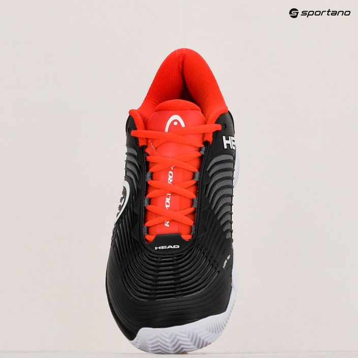 HEAD Revolt Pro 4.5 Clay ανδρικά παπούτσια τένις μαύρο/κόκκινο 11