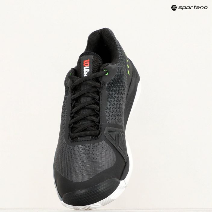 Wilson Rush Pro 4.0 Blade Clay ανδρικά παπούτσια τένις μαύρο/μαύρο/βαθύ πετρόλ 16
