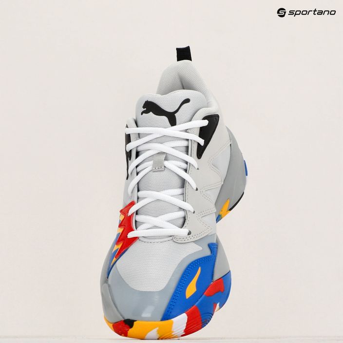 PUMA Genetics ανδρικά παπούτσια μπάσκετ glacial gray/cool mid gray 18