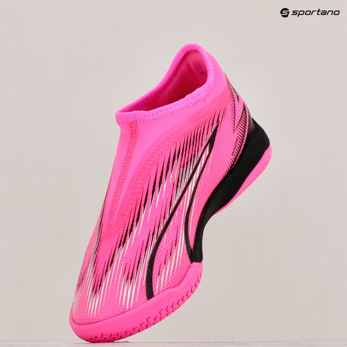 PUMA Ultra Match LL IT+ Mid poison pink/puma white/puma black παιδικά ποδοσφαιρικά παπούτσια για παιδιά 15