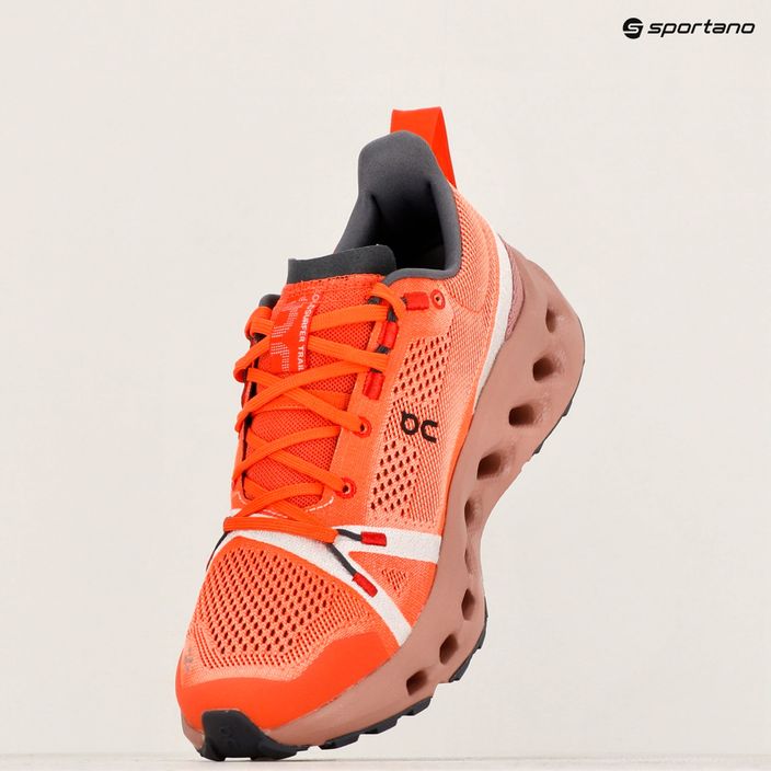 Ανδρικά On Running Cloudsurfer Trail flame/dustrose παπούτσια για τρέξιμο 17