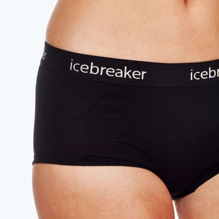 Icebreaker γυναικείο σορτς μποξεράκι Sprite Hot 001 μαύρο IB1030230011 9