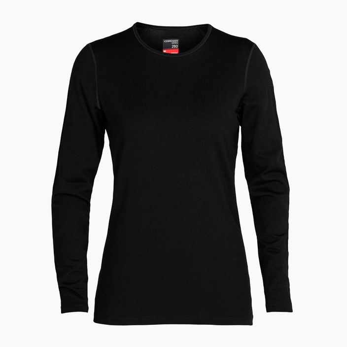 Γυναικείο θερμικό T-shirt icebreaker 260 Tech μαύρο IB1043870011 6