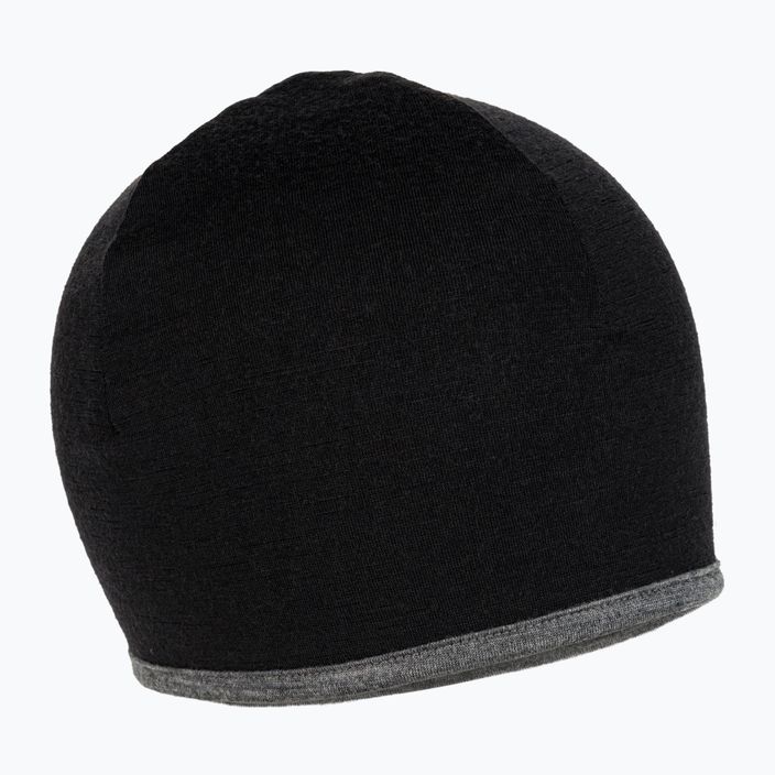 Icebreaker Winter Pocket Hat μαύρο/gritstone hthr